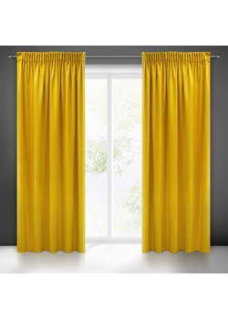 ZASŁONA GOTOWA SIBEL NA TAŚMIE 140 X 270 CM MUSZTARDOWY ze sklepu lenaodniemowlakadoszkolniaka.pl w kategorii Zasłony - zdjęcie 187403656