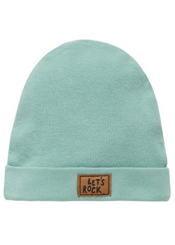 Czapka niemowlęca dla chłopca zielona Pinokio Lets rock ze sklepu lenaodniemowlakadoszkolniaka.pl w kategorii Czapki dziecięce - zdjęcie 187404298