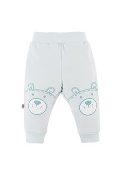 Spodnie niemowlęce dla chłopca dresowe miętowe Eevi Big Bear ze sklepu lenaodniemowlakadoszkolniaka.pl w kategorii Spodnie i półśpiochy - zdjęcie 187404578