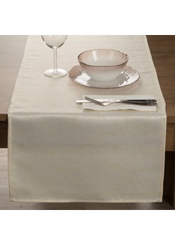 OBRUS SPARKLE 40 X 180 CM KREMOWY ze sklepu lenaodniemowlakadoszkolniaka.pl w kategorii Obrusy i bieżniki - zdjęcie 187404966