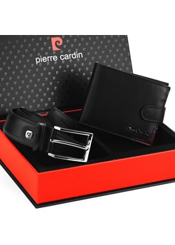 Zestaw na prezent dla mężczyzny portfel i pasek męski skórzany Pierre Cardin ze sklepu lenaodniemowlakadoszkolniaka.pl w kategorii Paski męskie - zdjęcie 187405046