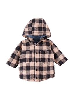 Bluza rozpinana dla chłopca z kapturem w kratkę Eevi Jump ze sklepu lenaodniemowlakadoszkolniaka.pl w kategorii Bluzy i swetry - zdjęcie 187405279