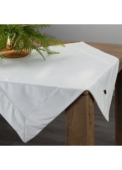 OBRUS VELVET 85 X 85 CM BIAŁY ze sklepu lenaodniemowlakadoszkolniaka.pl w kategorii Obrusy i bieżniki - zdjęcie 187405639