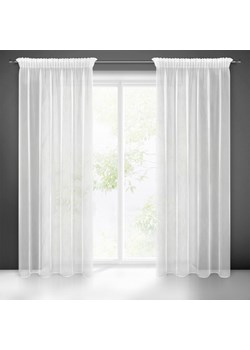 FIRANA GOTOWA NICEA NA TAŚMIE 140 X 270 CM BIAŁY ze sklepu lenaodniemowlakadoszkolniaka.pl w kategorii Firany - zdjęcie 187406335