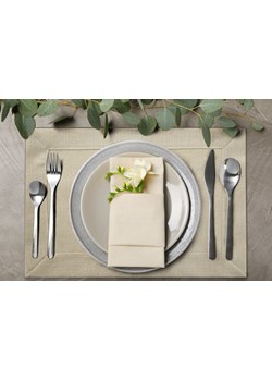 OBRUS LANA 30 X 40 CM BEŻOWY ze sklepu lenaodniemowlakadoszkolniaka.pl w kategorii Obrusy i bieżniki - zdjęcie 187406819