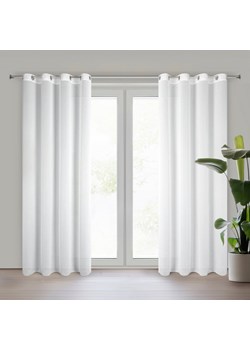 FIRANA GOTOWA TIRSA 140 X 250 CM BIAŁY ze sklepu lenaodniemowlakadoszkolniaka.pl w kategorii Firany - zdjęcie 187407055