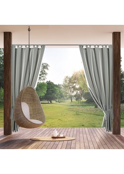 ZASŁONA GOTOWA GARDEN NA SZELKACH 155 X 240 CM SREBRNY ze sklepu lenaodniemowlakadoszkolniaka.pl w kategorii Zasłony - zdjęcie 187407178