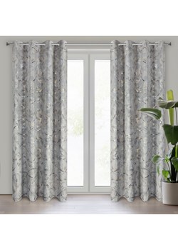 ZASŁONA GOTOWA ODETA 135 X 250 CM STALOWY ze sklepu lenaodniemowlakadoszkolniaka.pl w kategorii Zasłony - zdjęcie 187407339