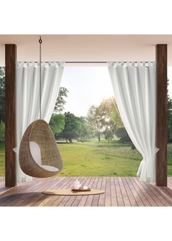 ZASŁONA GOTOWA GARDEN NA SZELKACH 155 X 240 CM BIAŁY ze sklepu lenaodniemowlakadoszkolniaka.pl w kategorii Zasłony - zdjęcie 187407487