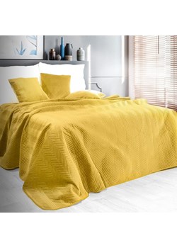 NARZUTA SOFIA 220 X 240 CM MUSZTARDOWY ze sklepu lenaodniemowlakadoszkolniaka.pl w kategorii Narzuty i kapy - zdjęcie 187407515