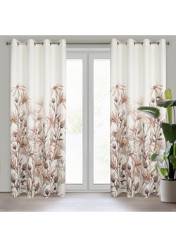 ZASŁONA GOTOWA INEZ 140 X 250 CM BEŻOWY ze sklepu lenaodniemowlakadoszkolniaka.pl w kategorii Zasłony - zdjęcie 187407965