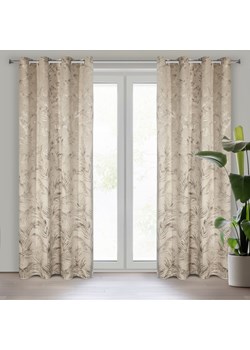 ZASŁONA GOTOWA DEBRA 135 X 270 CM BEŻOWY ze sklepu lenaodniemowlakadoszkolniaka.pl w kategorii Zasłony - zdjęcie 187408127