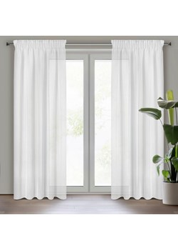 FIRANA GOTOWA MARGO NA TAŚMIE 140 X 270 CM BIAŁY ze sklepu lenaodniemowlakadoszkolniaka.pl w kategorii Firany - zdjęcie 187408607