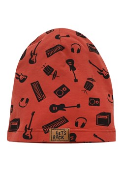Czapka LETS ROCK czerwony,rock 128/140 ze sklepu lenaodniemowlakadoszkolniaka.pl w kategorii Czapki dziecięce - zdjęcie 187408708