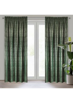 ZASŁONA GOTOWA D91 CYPR NA TAŚMIE 140 X 270 CM ZIELONY ze sklepu lenaodniemowlakadoszkolniaka.pl w kategorii Zasłony - zdjęcie 187410246