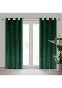 ZASŁONA GOTOWA ARIADNA 140 X 250 CM CIEMNOZIELONY ze sklepu lenaodniemowlakadoszkolniaka.pl w kategorii Zasłony - zdjęcie 187410356