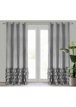 ZASŁONA GOTOWA CARLI 140 X 250 CM SREBRNY ze sklepu lenaodniemowlakadoszkolniaka.pl w kategorii Zasłony - zdjęcie 187410358