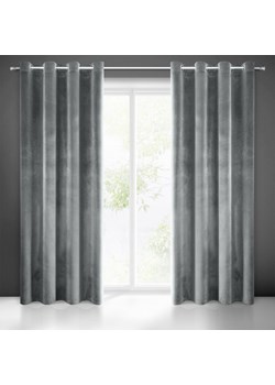 ZASŁONA GOTOWA SAMANTA 140 X 250 CM GRAFITOWY ze sklepu lenaodniemowlakadoszkolniaka.pl w kategorii Zasłony - zdjęcie 187410457