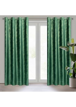 ZASŁONA GOTOWA MARSALA 140 X 250 CM ZIELONY ze sklepu lenaodniemowlakadoszkolniaka.pl w kategorii Zasłony - zdjęcie 187412256