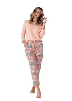 M-MAX piżama damska bawełna beżowy rozmiar L ze sklepu lenaodniemowlakadoszkolniaka.pl w kategorii Piżamy damskie - zdjęcie 187412306