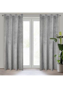 ZASŁONA GOTOWA ALUVIA 140 X 250 CM STALOWY ze sklepu lenaodniemowlakadoszkolniaka.pl w kategorii Zasłony - zdjęcie 187412848