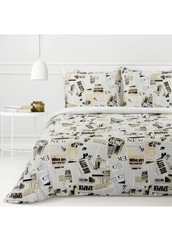 KOMPLET POŚCIELI BAWEŁNIANEJ SONIA 39 160 X 200 CM BEŻOWY ze sklepu lenaodniemowlakadoszkolniaka.pl w kategorii Pościele - zdjęcie 187413236