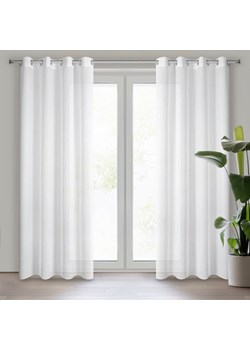 FIRANA GOTOWA MARGO 140 X 250 CM BIAŁY ze sklepu lenaodniemowlakadoszkolniaka.pl w kategorii Firany - zdjęcie 187413285