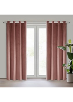 ZASŁONA GOTOWA PIERRE 140 X 250 CM CIEMNORÓŻOWY ze sklepu lenaodniemowlakadoszkolniaka.pl w kategorii Zasłony - zdjęcie 187413515