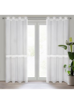 FIRANA GOTOWA SOFI 140 X 260 CM BIAŁY ze sklepu lenaodniemowlakadoszkolniaka.pl w kategorii Firany - zdjęcie 187416005