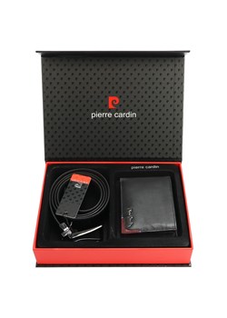 Pierre Cardin pasek czarny - mężczyzna ze sklepu lenaodniemowlakadoszkolniaka.pl w kategorii Portfele męskie - zdjęcie 187416179