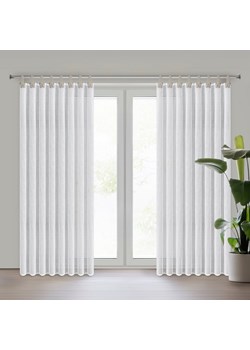 FIRANA GOTOWA MELISA NA SZELKACH 140 X 250 CM BIAŁY ze sklepu lenaodniemowlakadoszkolniaka.pl w kategorii Firany - zdjęcie 187416469