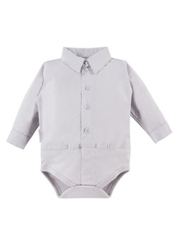 BODY niemowlęce wyprawka CEREMONY KOSZULA CHŁ SZARY Ewa Klucze ze sklepu lenaodniemowlakadoszkolniaka.pl w kategorii Odzież dla niemowląt - zdjęcie 187417067