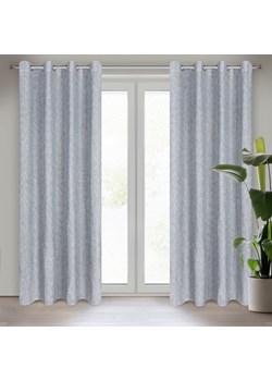 ZASŁONA GOTOWA MEGAN 140 X 250 CM SZARY ze sklepu lenaodniemowlakadoszkolniaka.pl w kategorii Zasłony - zdjęcie 187417479