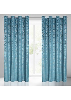 ZASŁONA GOTOWA ARETA 140 X 250 CM NIEBIESKI ze sklepu lenaodniemowlakadoszkolniaka.pl w kategorii Zasłony - zdjęcie 187417838