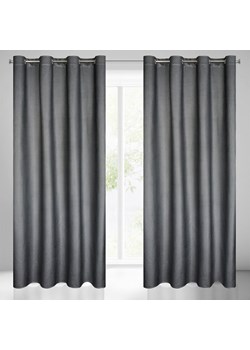 ZASŁONA GOTOWA DARCY 140 X 250 CM CZARNY ze sklepu lenaodniemowlakadoszkolniaka.pl w kategorii Zasłony - zdjęcie 187418317