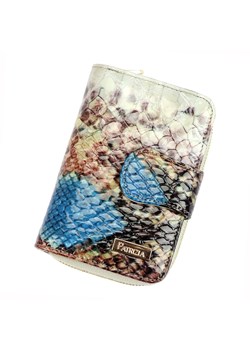 Portfel skóra naturalna wielokolorowy PATRIZIA VL- - kobieta ze sklepu lenaodniemowlakadoszkolniaka.pl w kategorii Portfele damskie - zdjęcie 187418425