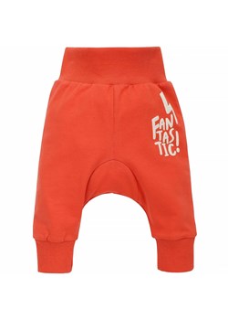 Spodnie bawełniane dla chłopca pomarańcz Orange Filip Pinokio ze sklepu lenaodniemowlakadoszkolniaka.pl w kategorii Spodnie i półśpiochy - zdjęcie 187418608