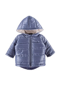 Kurtka pikowana dla chłopca niebieska z kapturem Eevi Jump ze sklepu lenaodniemowlakadoszkolniaka.pl w kategorii Kurtki chłopięce - zdjęcie 187418777