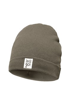 Czapka sci LETS GO! szary,ciemny 74/80 ze sklepu lenaodniemowlakadoszkolniaka.pl w kategorii Czapki dziecięce - zdjęcie 187419166