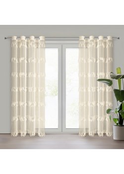 ZASŁONA GOTOWA SOTERA 140 X 250 CM JASNOBEŻOWY ze sklepu lenaodniemowlakadoszkolniaka.pl w kategorii Zasłony - zdjęcie 187419806