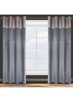 ZASŁONA GOTOWA D91 AGNES 140 X 250 CM GRAFITOWY ze sklepu lenaodniemowlakadoszkolniaka.pl w kategorii Zasłony - zdjęcie 187420358