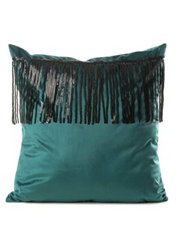 POSZEWKA JASPER 45 X 45 CM CIEMNOTURKUSOWY ze sklepu lenaodniemowlakadoszkolniaka.pl w kategorii Poszewki na poduszki - zdjęcie 187420368