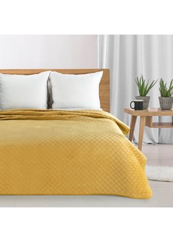 NARZUTA ARIEL 70 X 160 CM MUSZTARDOWY ze sklepu lenaodniemowlakadoszkolniaka.pl w kategorii Narzuty i kapy - zdjęcie 187421448