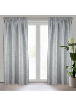 ZASŁONA GOTOWA BLANKA NA TAŚMIE 140 X 280 CM SREBRNY ze sklepu lenaodniemowlakadoszkolniaka.pl w kategorii Zasłony - zdjęcie 187422637