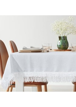 OBRUS JASPER 140 X 180 CM BIAŁY ze sklepu lenaodniemowlakadoszkolniaka.pl w kategorii Obrusy i bieżniki - zdjęcie 187422797