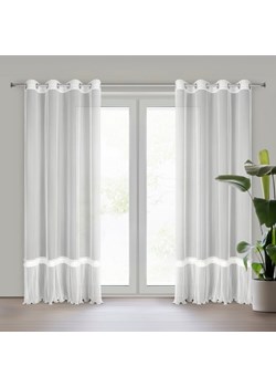 FIRANA GOTOWA MEGAN 140 X 250 CM BIAŁY ze sklepu lenaodniemowlakadoszkolniaka.pl w kategorii Firany - zdjęcie 187424655