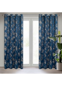 ZASŁONA GOTOWA GLORIA 140 X 250 CM GRANATOWY ze sklepu lenaodniemowlakadoszkolniaka.pl w kategorii Zasłony - zdjęcie 187424777