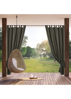 ZASŁONA GOTOWA GARDEN NA SZELKACH 155 X 240 CM GRAFITOWY ze sklepu lenaodniemowlakadoszkolniaka.pl w kategorii Zasłony - zdjęcie 187425456