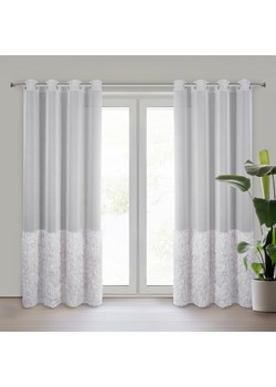 FIRANA GOTOWA MARGARET2 140 X 250 CM SREBRNY ze sklepu lenaodniemowlakadoszkolniaka.pl w kategorii Firany - zdjęcie 187425968
