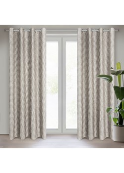 ZASŁONA GOTOWA MEGAN 140 X 250 CM BEŻOWY ze sklepu lenaodniemowlakadoszkolniaka.pl w kategorii Zasłony - zdjęcie 187426836